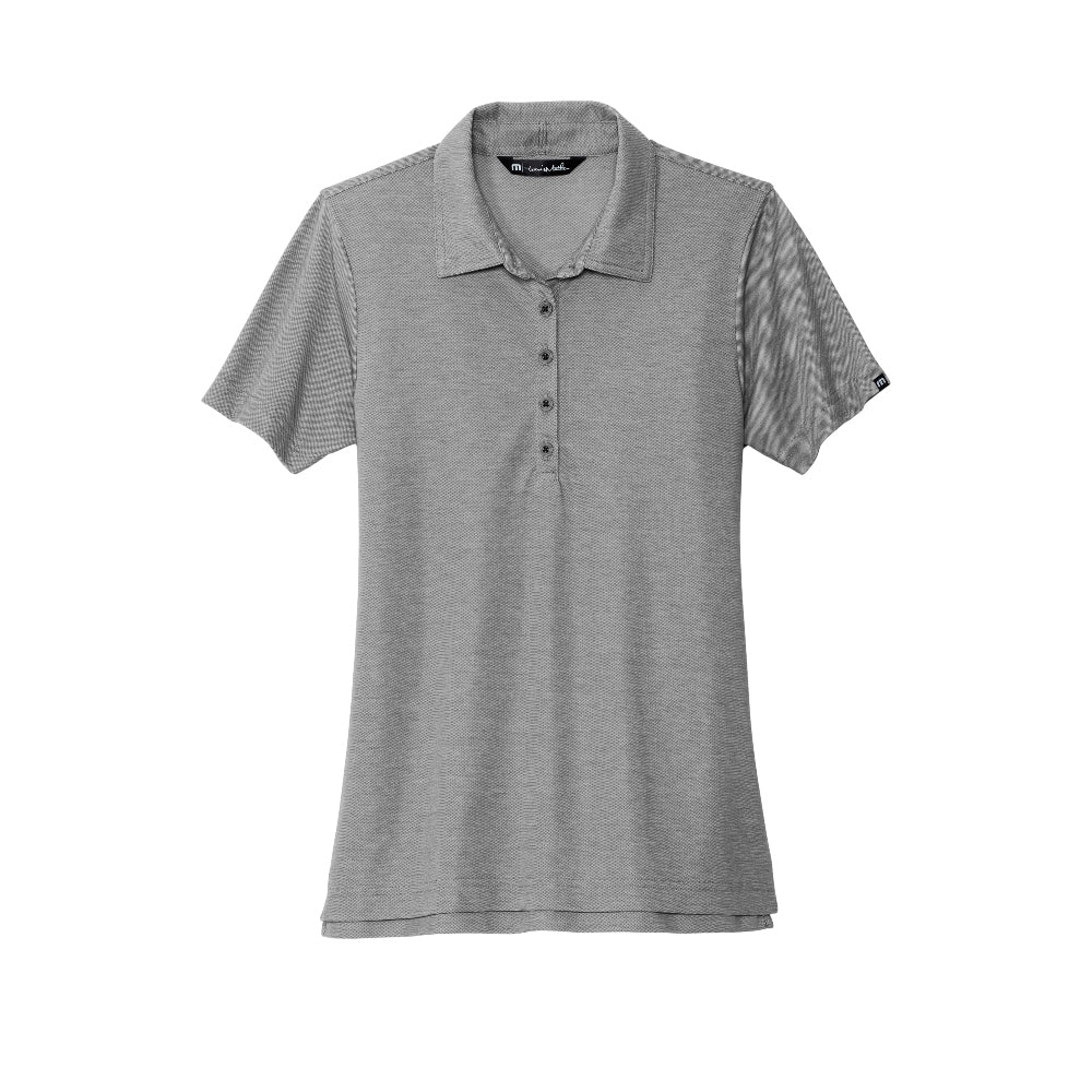 TravisMathew Women's Oceanside Heather Polo - Quiet Shade Grey Heather