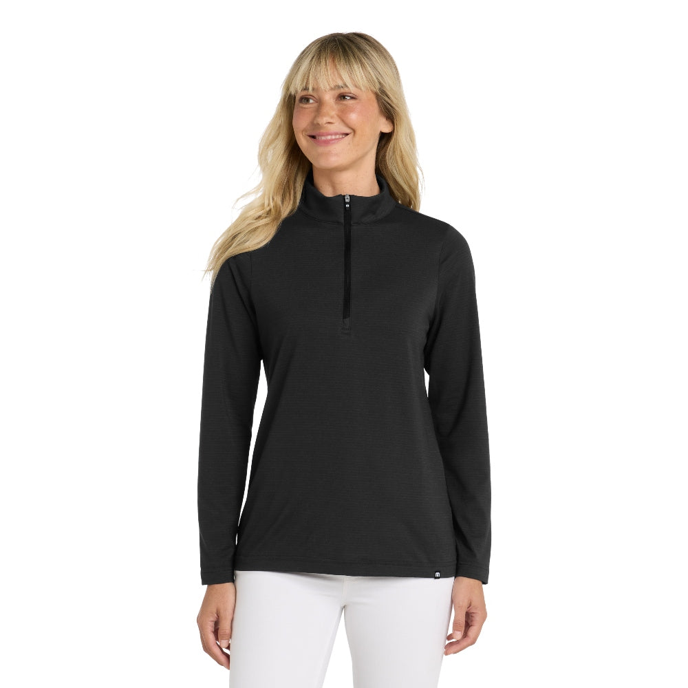TravisMathew Women's Crestview 1/4-Zip - Black