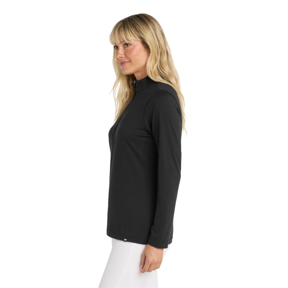 TravisMathew Women's Crestview 1/4-Zip - Black