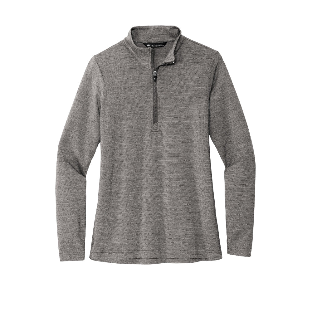 TravisMathew Women's Crestview 1/4-Zip - Grey Heather