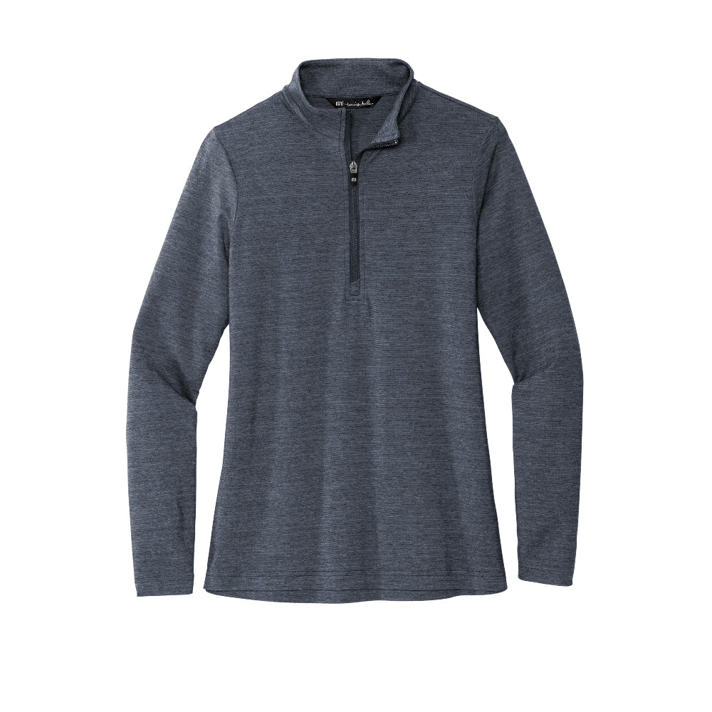 TravisMathew Women's Crestview 1/4-Zip - Vintage Indigo Heather