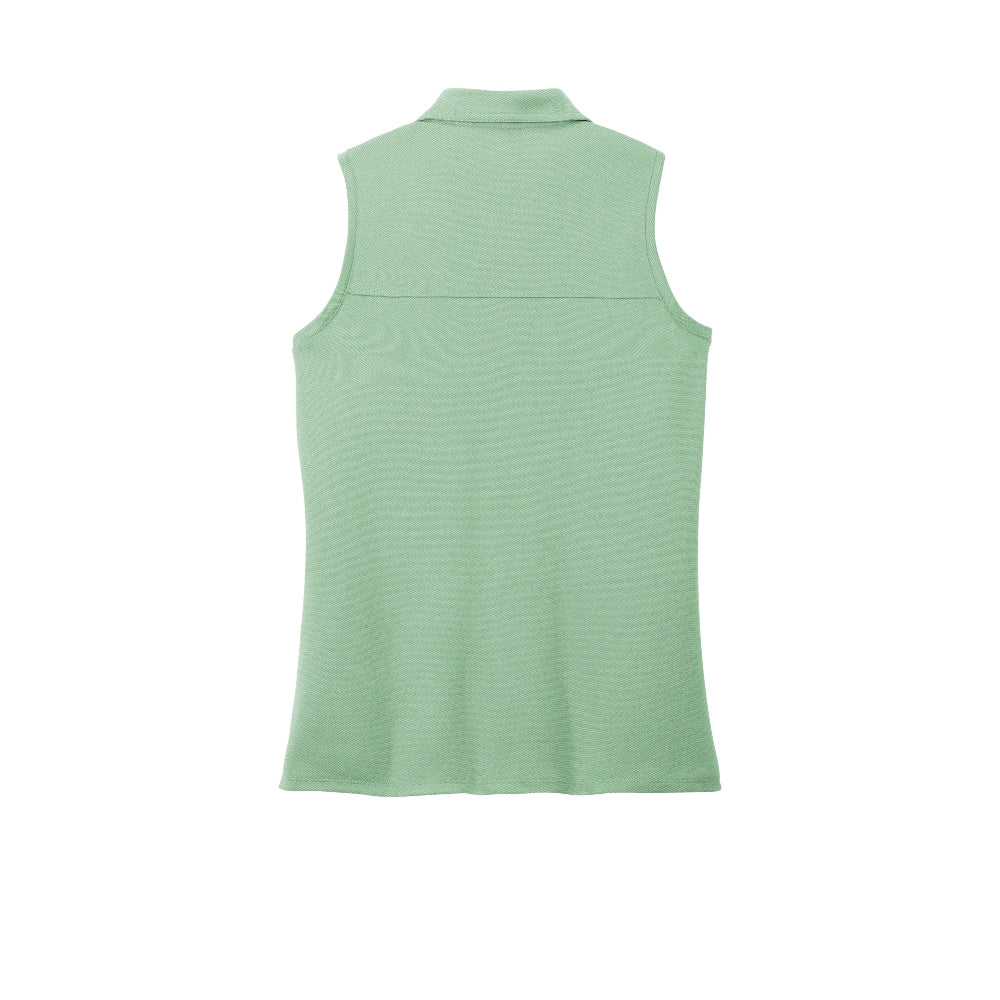 TravisMathew Women's Coto Performance Sleeveless Polo - Beryl Green Heather