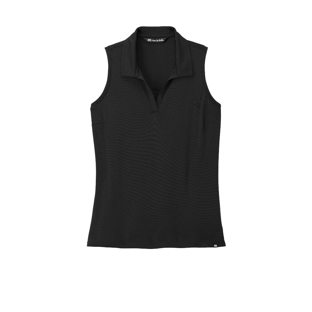 TravisMathew Women's Coto Performance Sleeveless Polo - Black