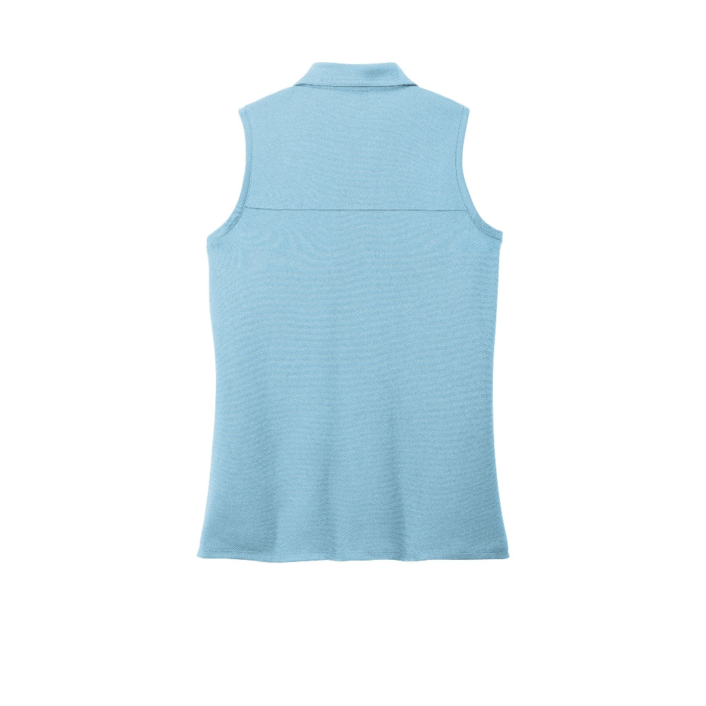 TravisMathew Women's Coto Performance Sleeveless Polo - Brilliant Blue Heather