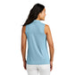 TravisMathew Women's Coto Performance Sleeveless Polo - Brilliant Blue Heather