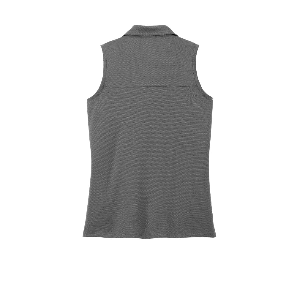 TravisMathew Women's Coto Performance Sleeveless Polo - Quiet Shade Grey/Black