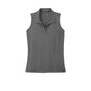TravisMathew Women's Coto Performance Sleeveless Polo - Quiet Shade Grey/Black