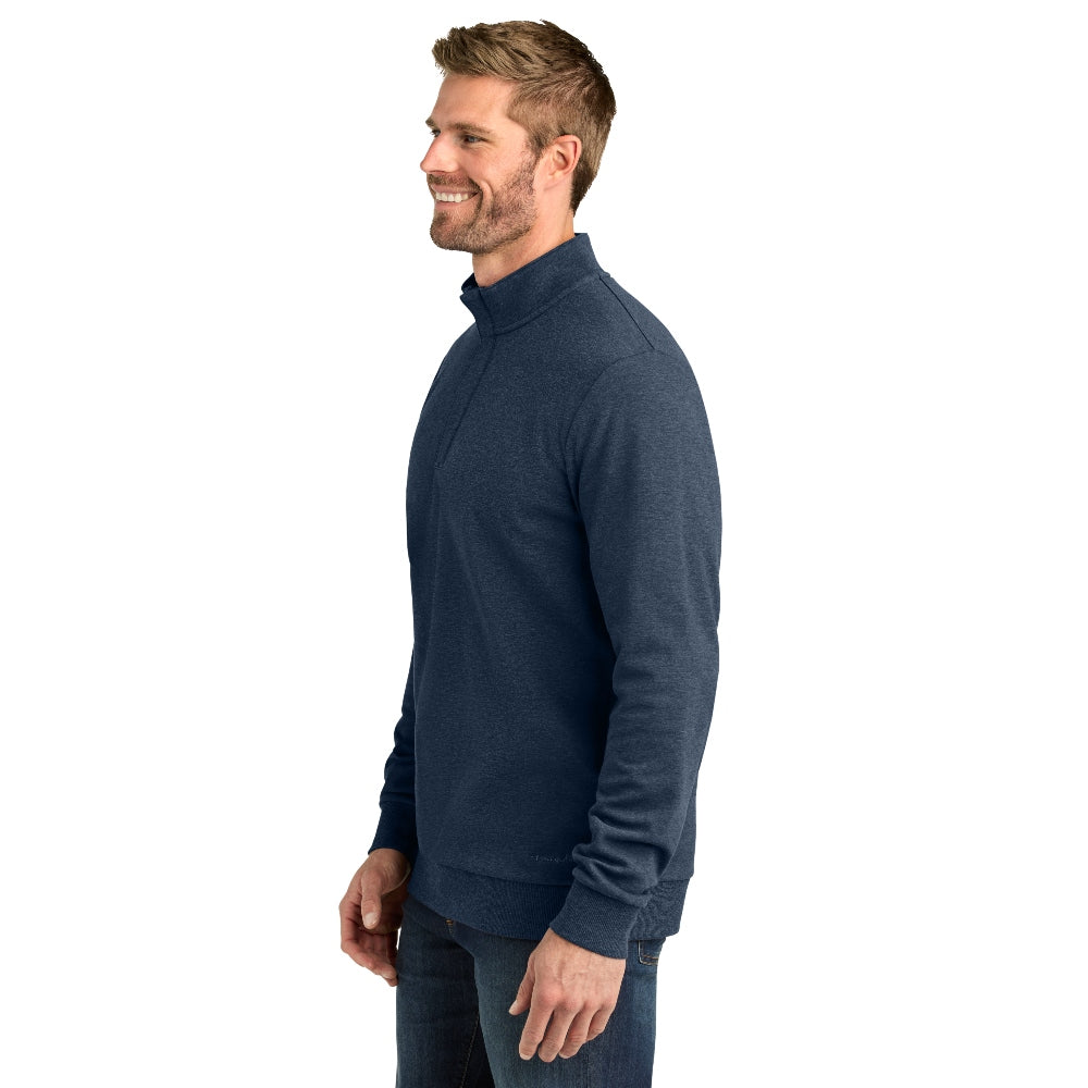TravisMathew Ocean Villa 1/4-Zip - Blue Heather
