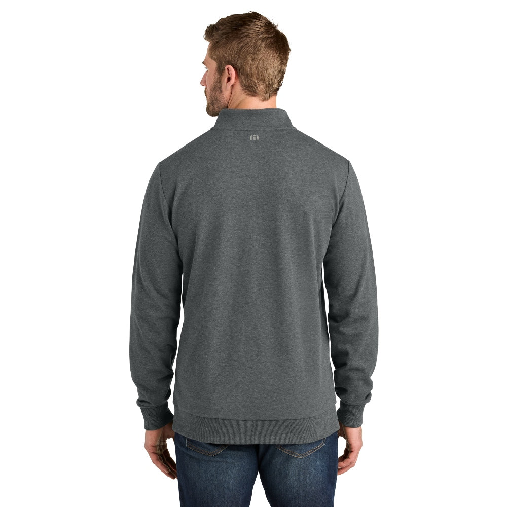 TravisMathew Ocean Villa 1/4-Zip - Dark Grey Heather