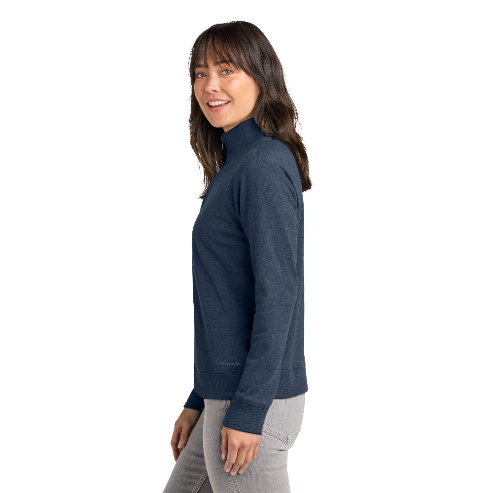 TravisMathew Women’s Ocean Villa 1/4-Zip - Blue Heather