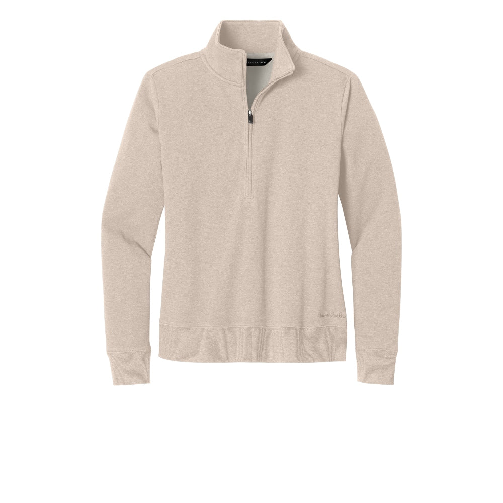TravisMathew Women’s Ocean Villa 1/4-Zip - Natural Heather