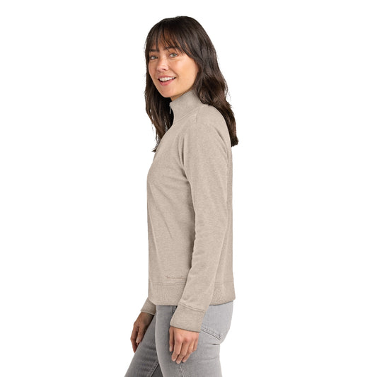 TravisMathew Women’s Ocean Villa 1/4-Zip - Natural Heather