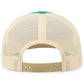 Pacific Headwear Trucker Snapback Cap - Teal/Beige/Teal