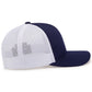 Pacific Headwear Trucker Snapback Cap - True Navy/White/True Navy