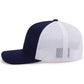 Pacific Headwear Trucker Snapback Cap - True Navy/White/True Navy