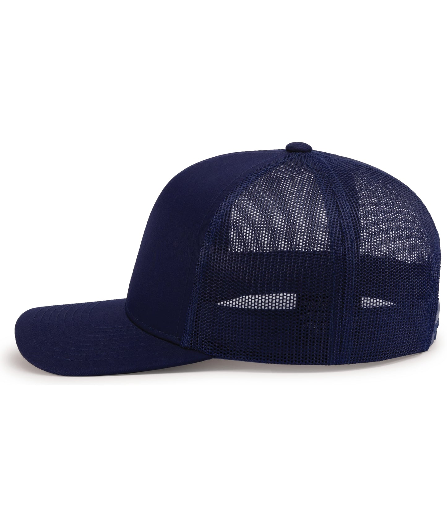 Pacific Headwear Trucker Snapback Cap - True Navy