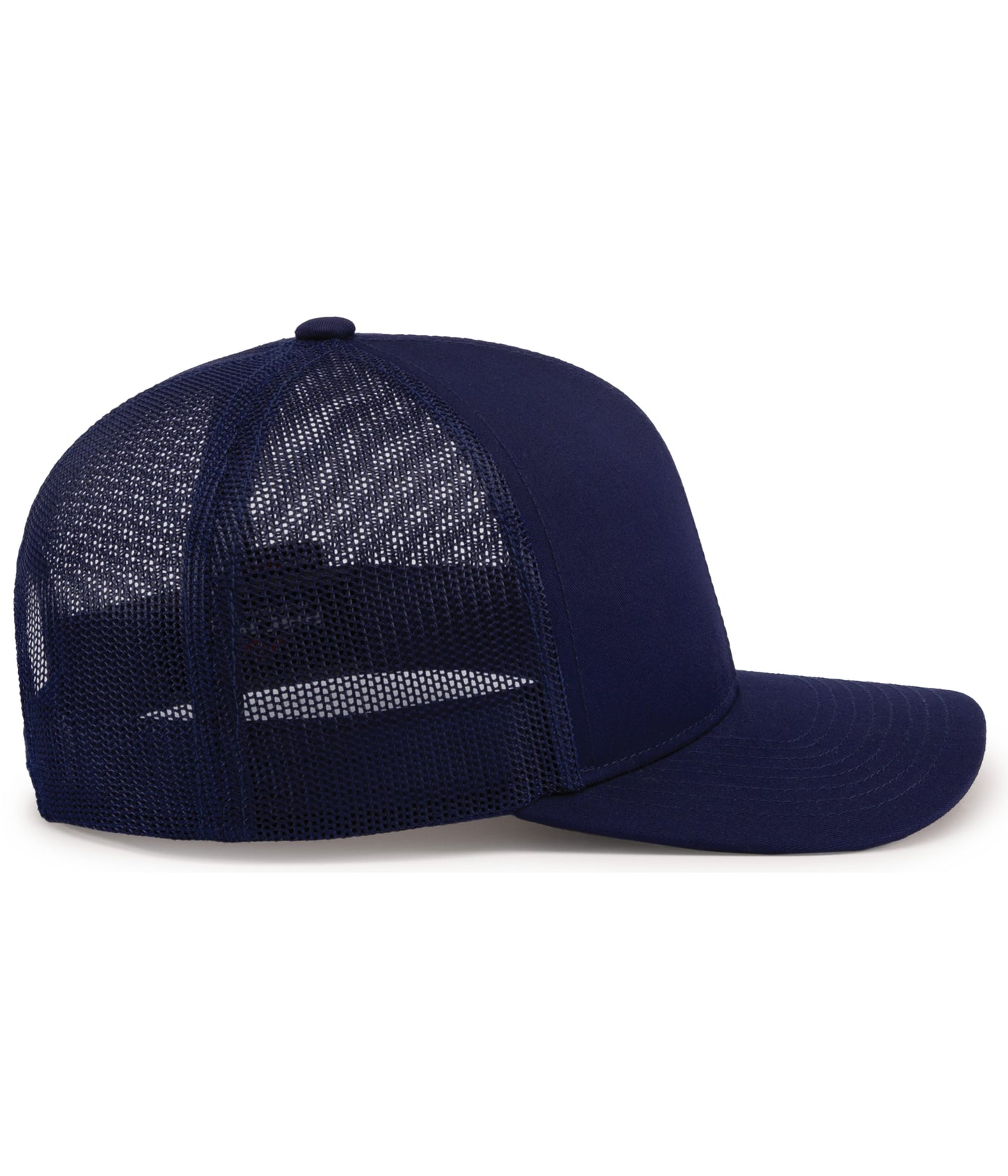 Pacific Headwear Trucker Snapback Cap - True Navy