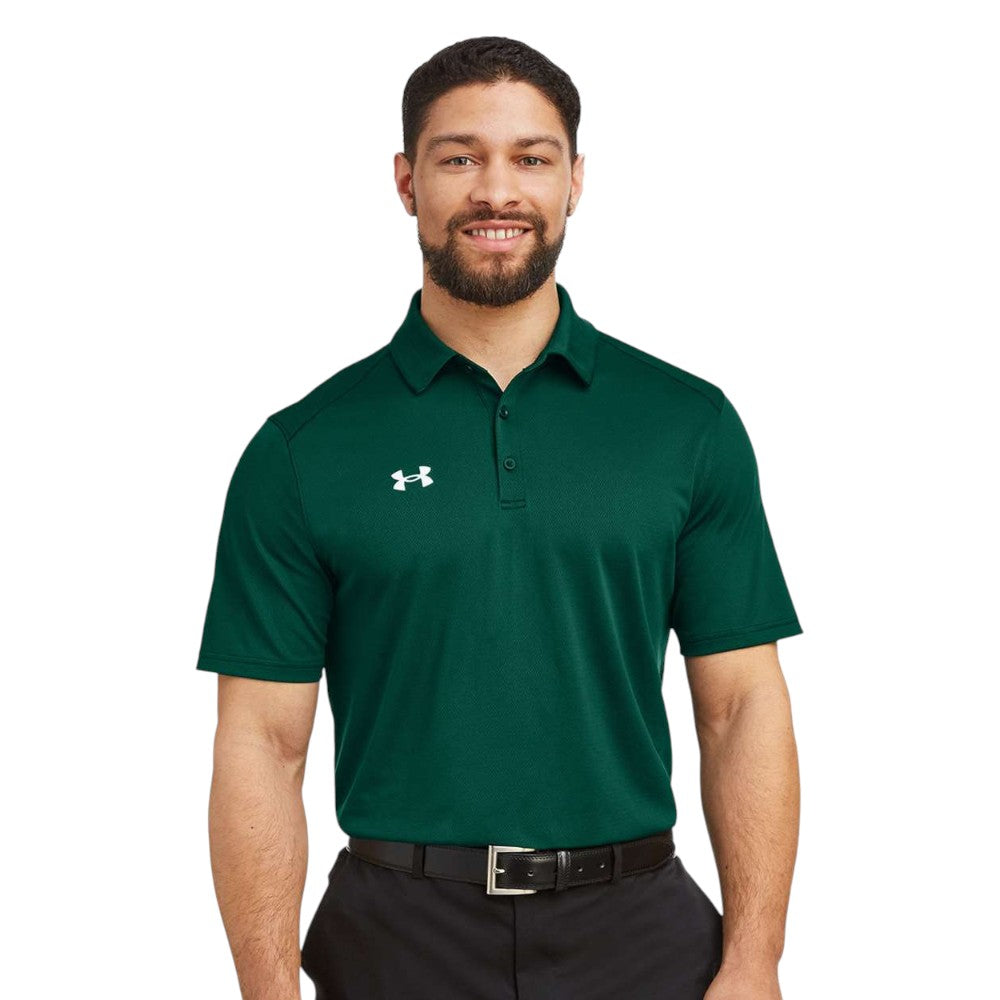 Under Armour Men's Tech™ Polo - Forst Green/White
