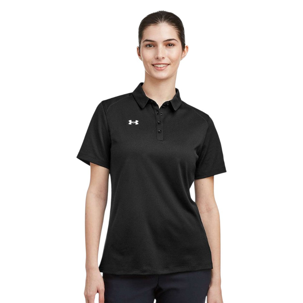 Under Armour Women's Tech™ Polo - Black/White