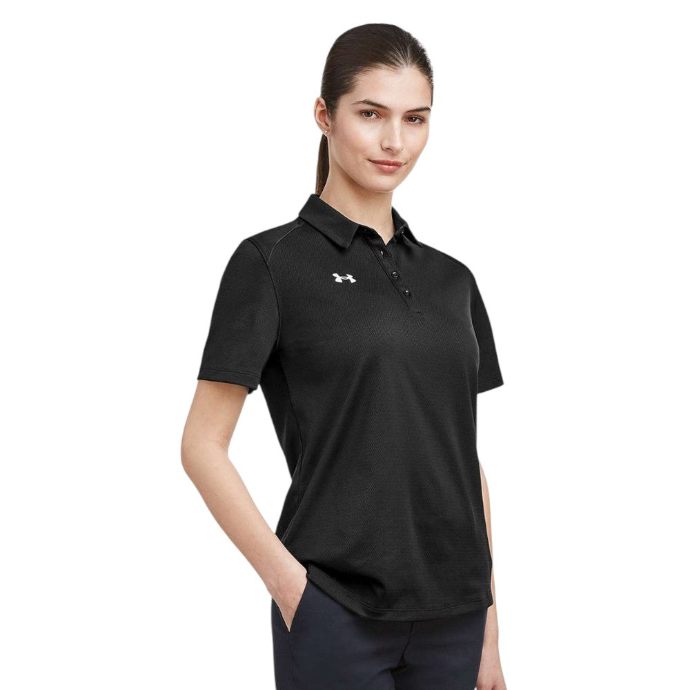 Under Armour Women's Tech™ Polo - Black/White