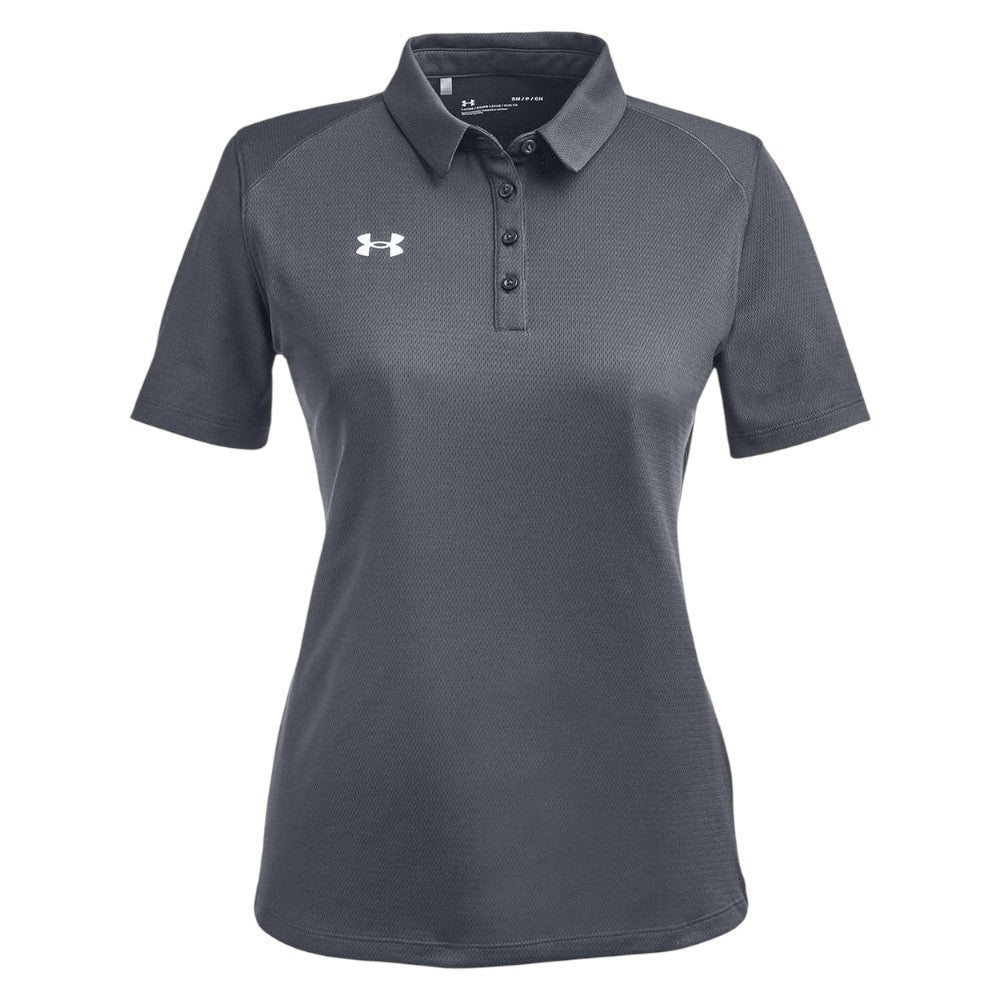 Under Armour Women's Tech™ Polo - CS Grey Light Heather/White