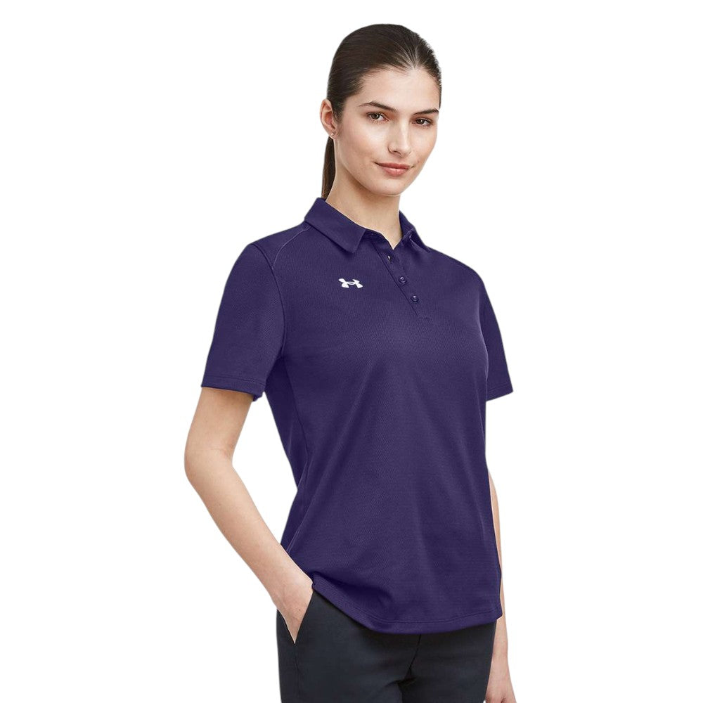 Under Armour Women's Tech™ Polo - Purple/White