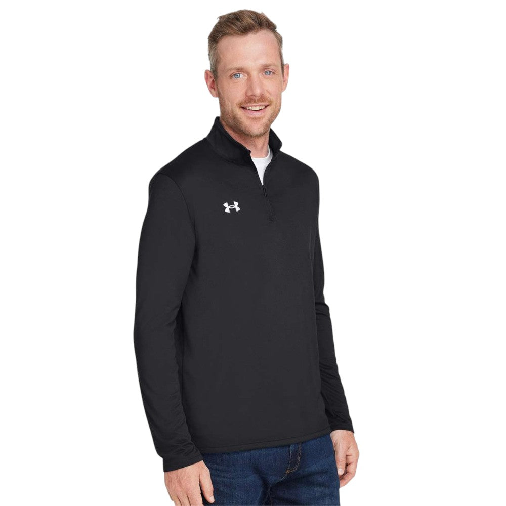 Under Armour Men's Team Tech™ Quarter-Zip Pullover - Black/White