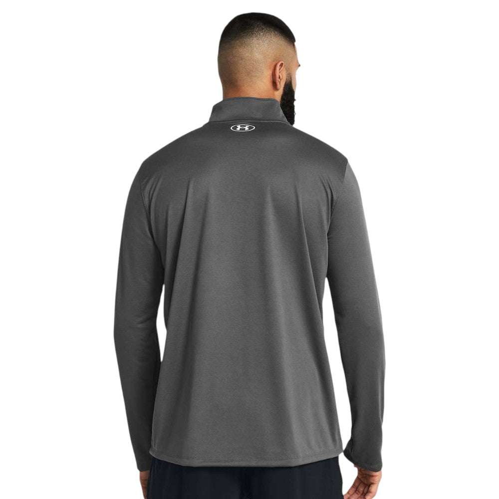 Under Armour Men's Team Tech™ Quarter-Zip Pullover - Castlerock/White