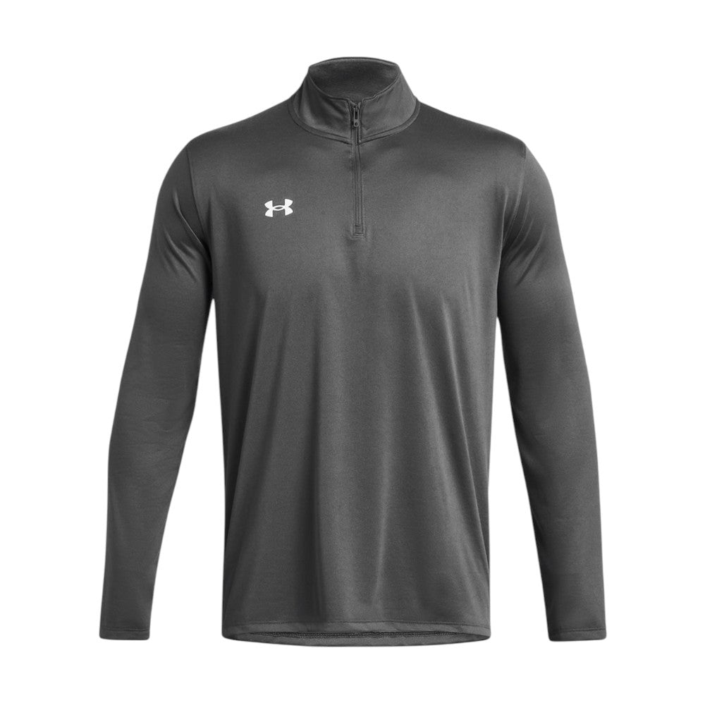 Under Armour Men's Team Tech™ Quarter-Zip Pullover - Castlerock/White