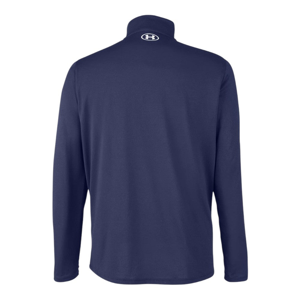Under Armour Men's Team Tech™ Quarter-Zip Pullover - Midnight Navy/White