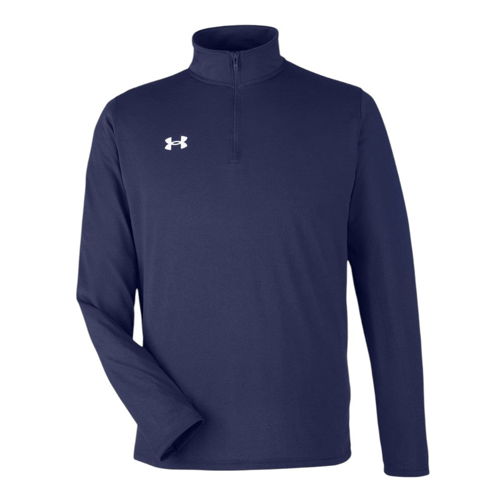 Under Armour Men's Team Tech™ Quarter-Zip Pullover - Midnight Navy/White