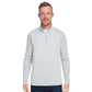 Under Armour Men's Team Tech™ Quarter-Zip Pullover - Mod Grey Light Heather/White