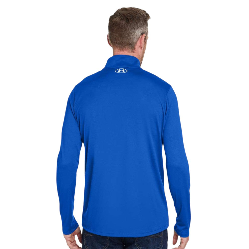 Under Armour Men's Team Tech™ Quarter-Zip Pullover - Royal/White