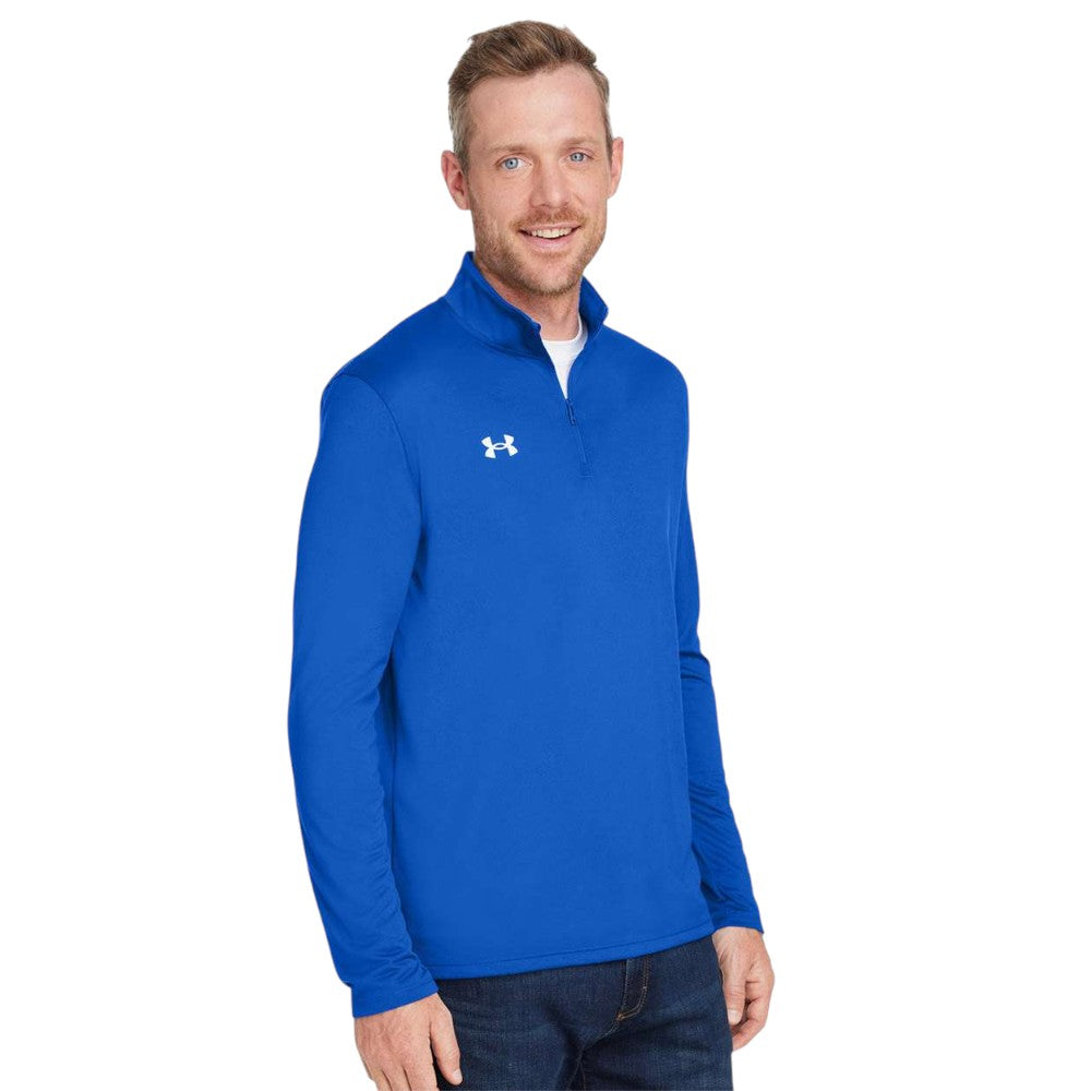 Under Armour Men's Team Tech™ Quarter-Zip Pullover - Royal/White