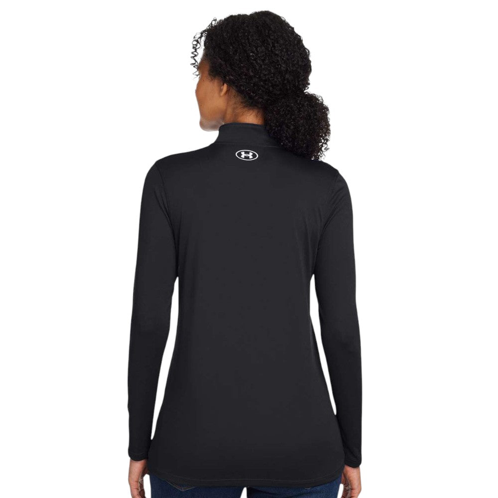 Under Armour Women's Team Tech Half-Zip Pullover - Black/White