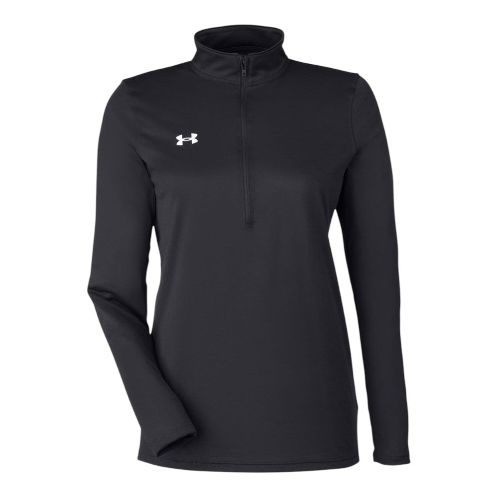 Under Armour Women's Team Tech Half-Zip Pullover - Black/White