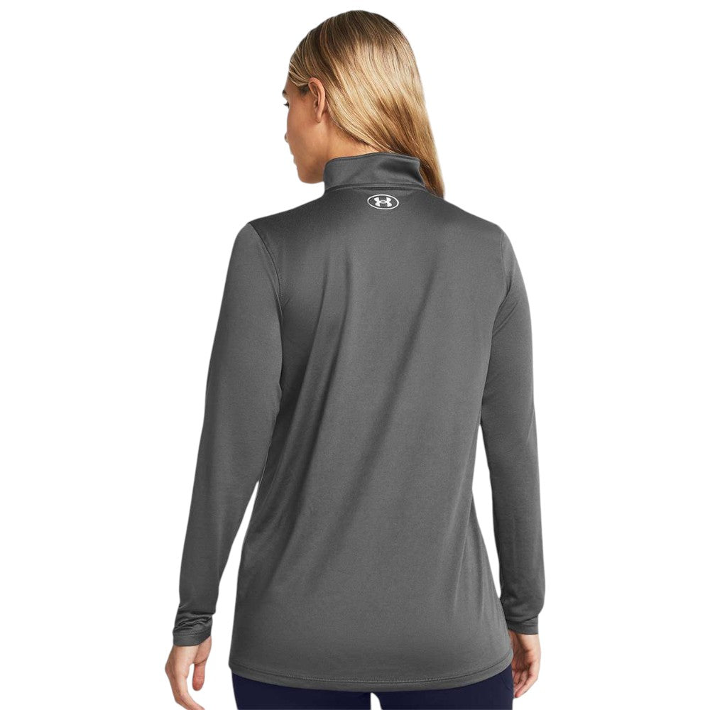 Under Armour Women's Team Tech Half-Zip Pullover - Castlerock/White