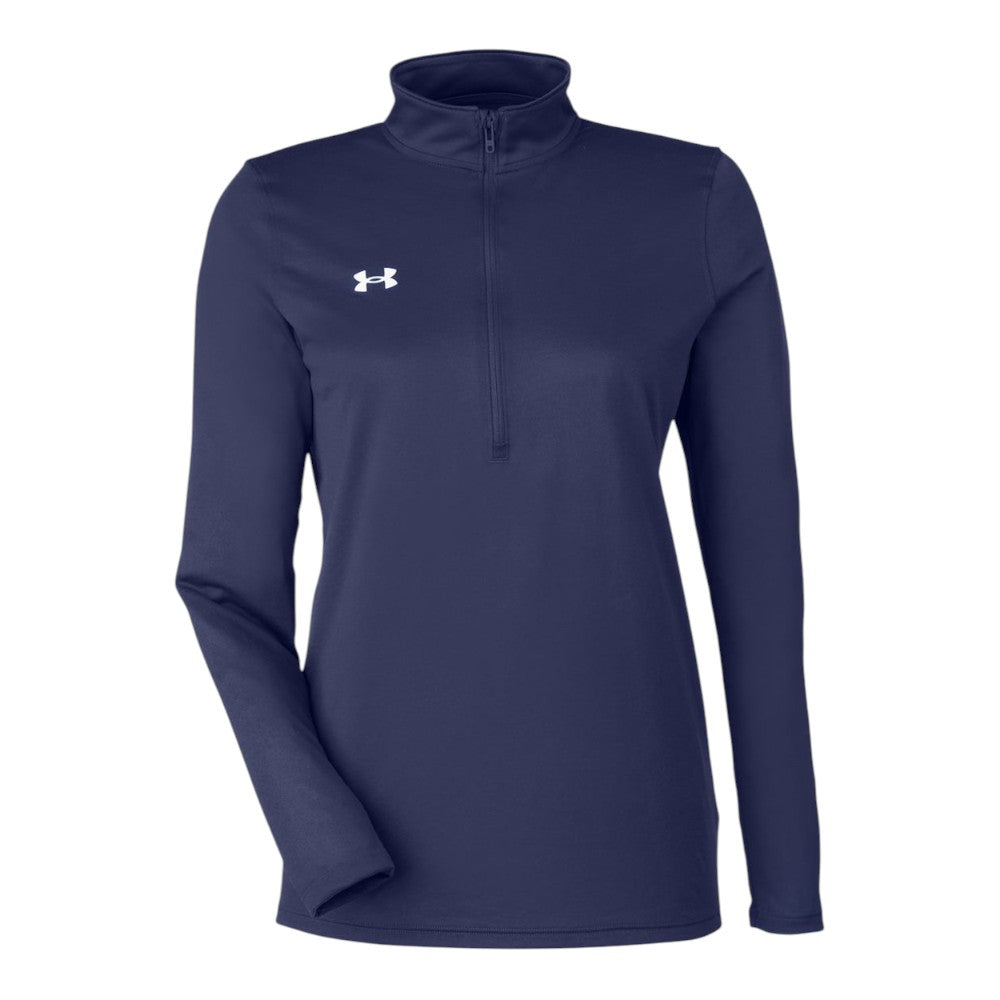 Under Armour Women's Team Tech Half-Zip Pullover - Midnight Navy/White