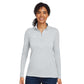 Under Armour Women's Team Tech Half-Zip Pullover - Mod Grey Light Heather/White