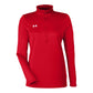 Under Armour Women's Team Tech Half-Zip Pullover - Red/White