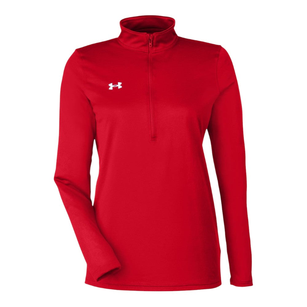 Under Armour Women's Team Tech Half-Zip Pullover - Red/White