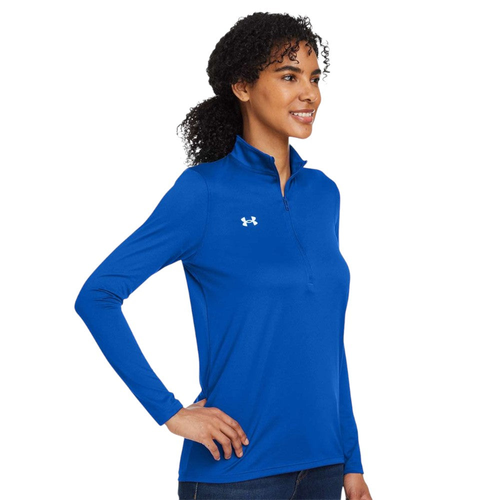 Under Armour Women's Team Tech Half-Zip Pullover - Royal/White