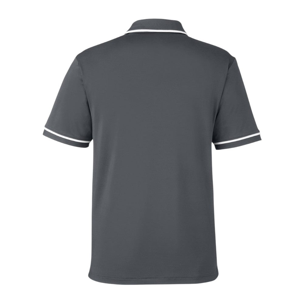 Under Armour Men's Tipped Teams Performance Polo - CS Grey Light Heather/White