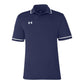 Under Armour Men's Tipped Teams Performance Polo - Midnight Navy/White