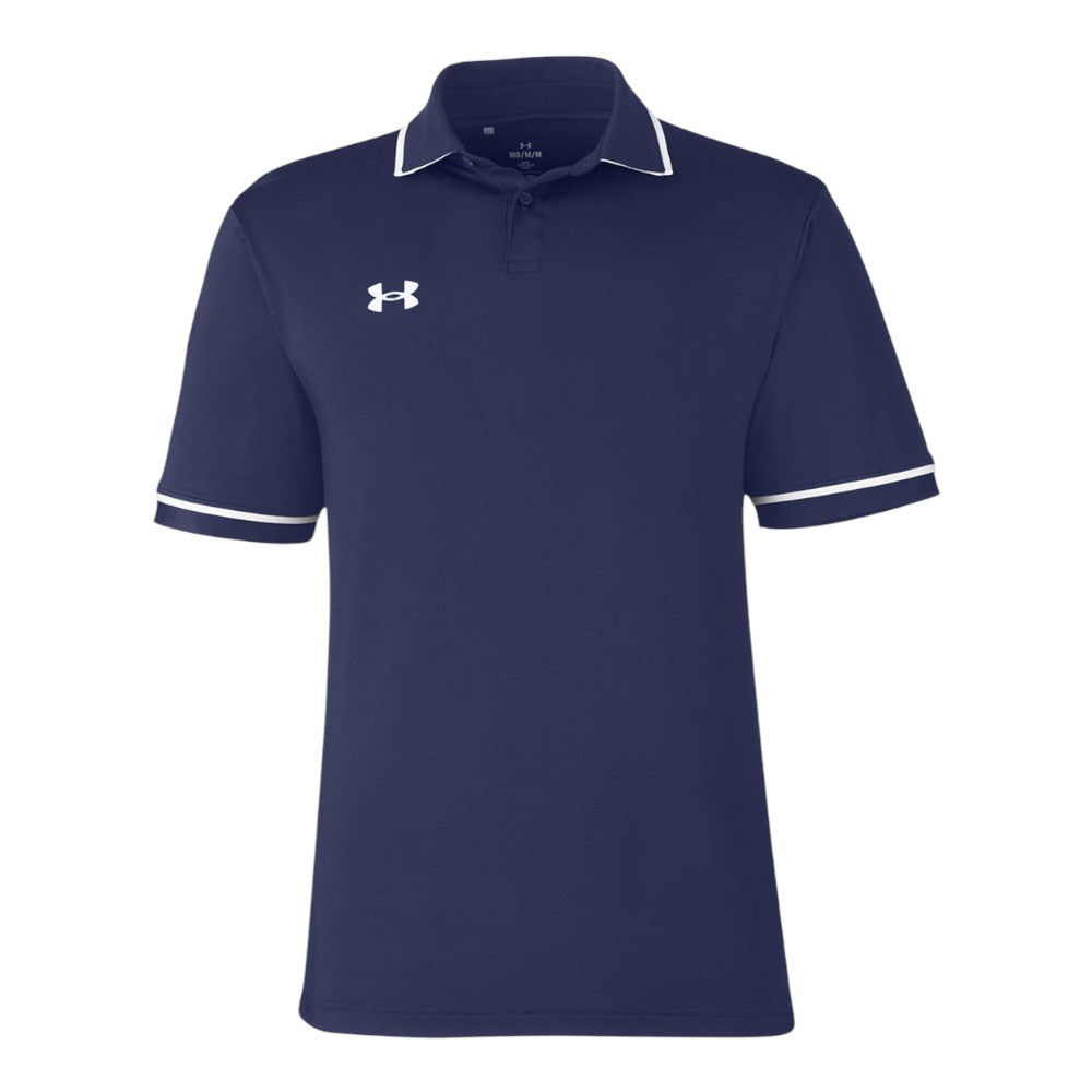 Under Armour Men's Tipped Teams Performance Polo - Midnight Navy/White
