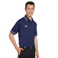 Under Armour Men's Tipped Teams Performance Polo - Midnight Navy/White