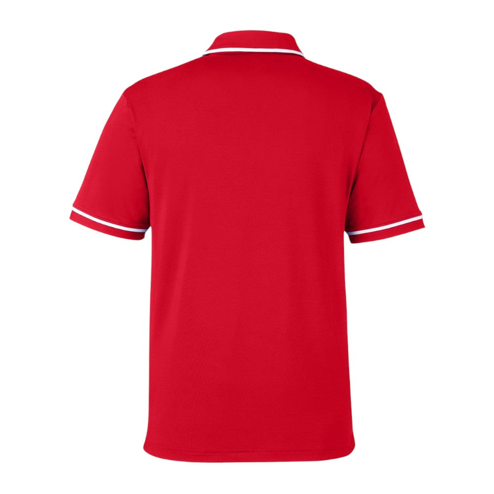 Under Armour Men's Tipped Teams Performance Polo - Red/White