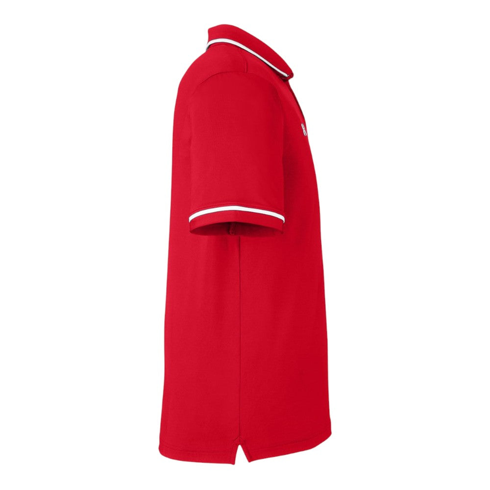 Under Armour Men's Tipped Teams Performance Polo - Red/White