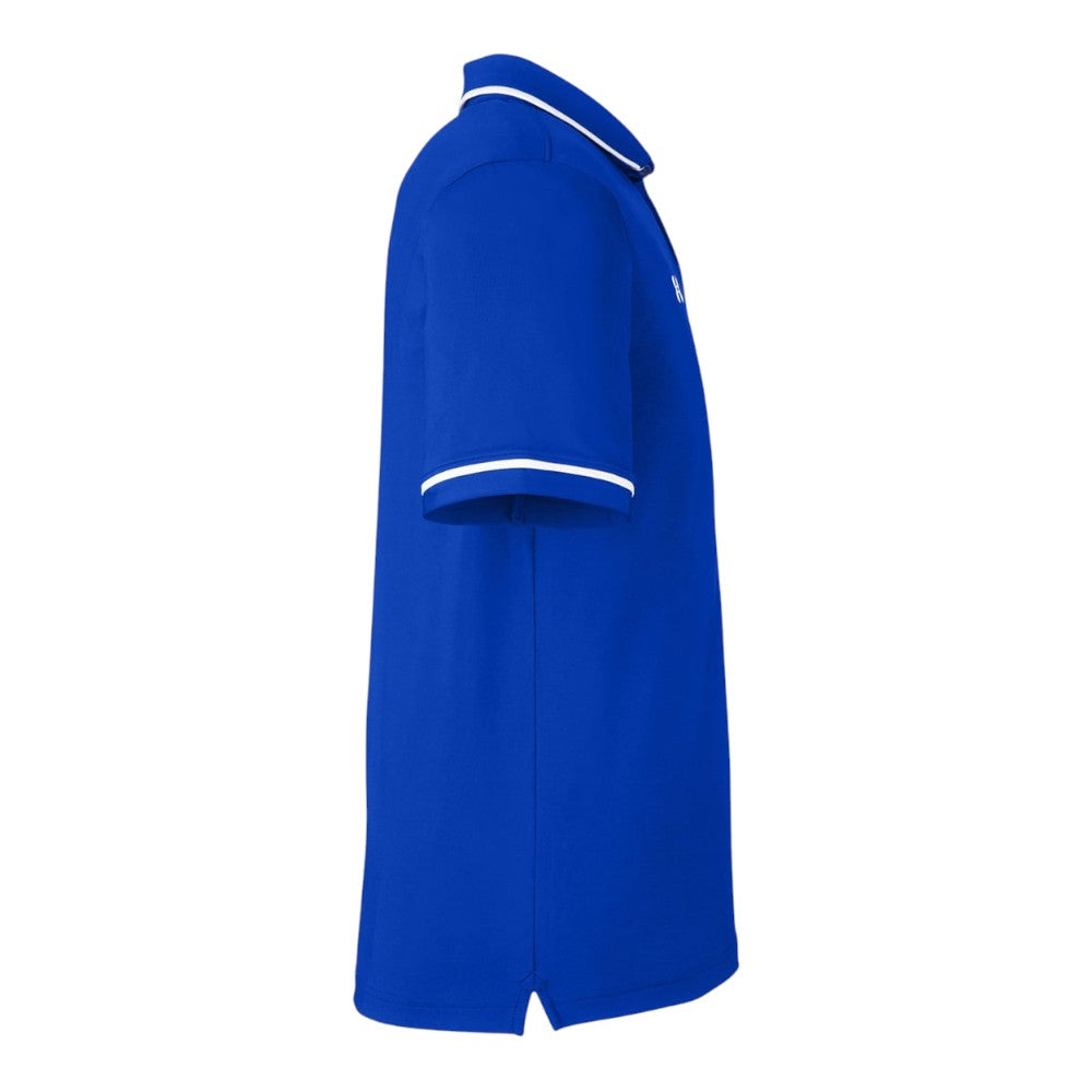 Under Armour Men's Tipped Teams Performance Polo - Royal/White
