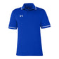 Under Armour Men's Tipped Teams Performance Polo - Royal/White